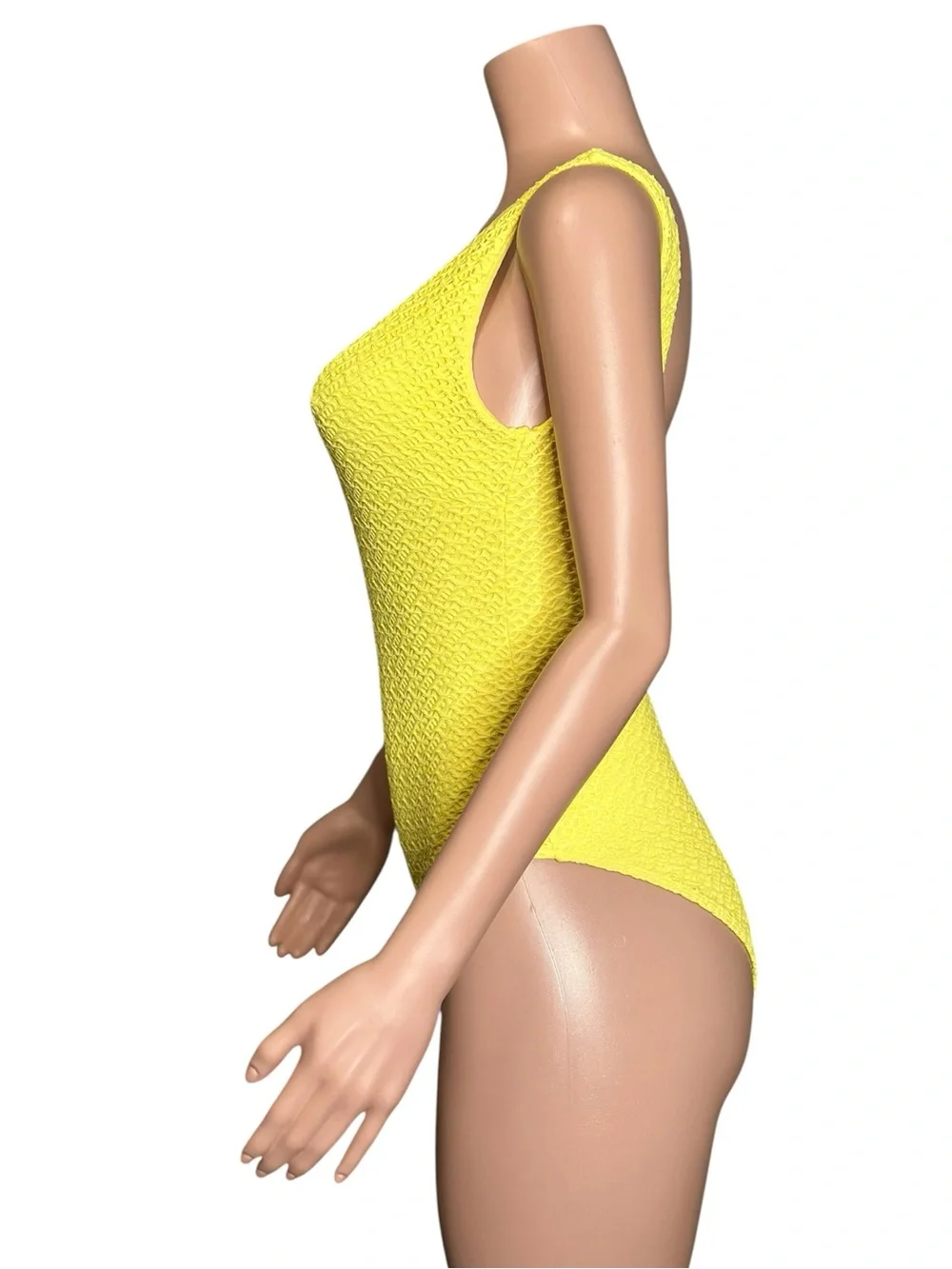 MONDAY SWIMWEAR Santa Caterina One Piece Swim, Citrus Crochet, Medium